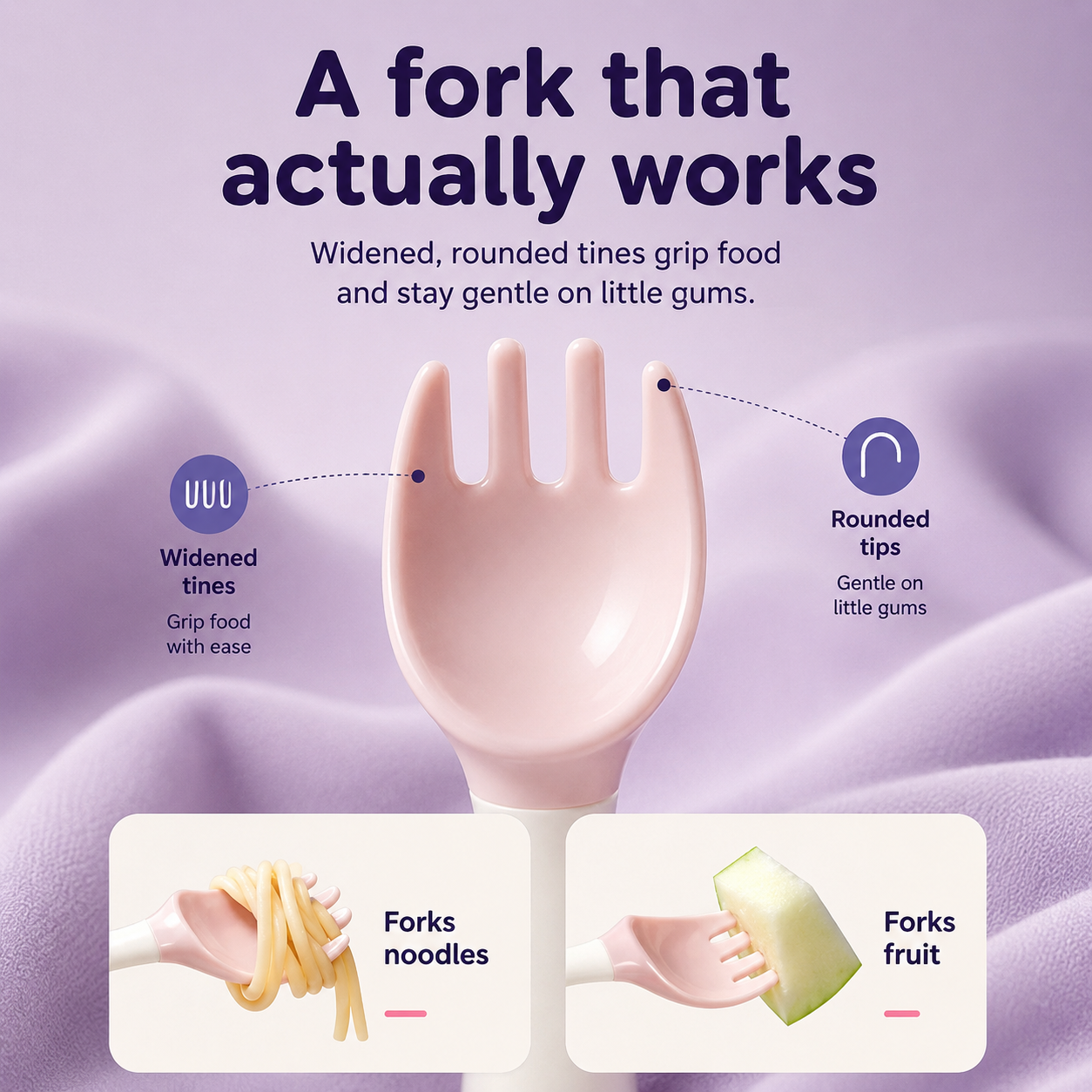 Bendable Training Fork & Spoon Set | Beyond Mush