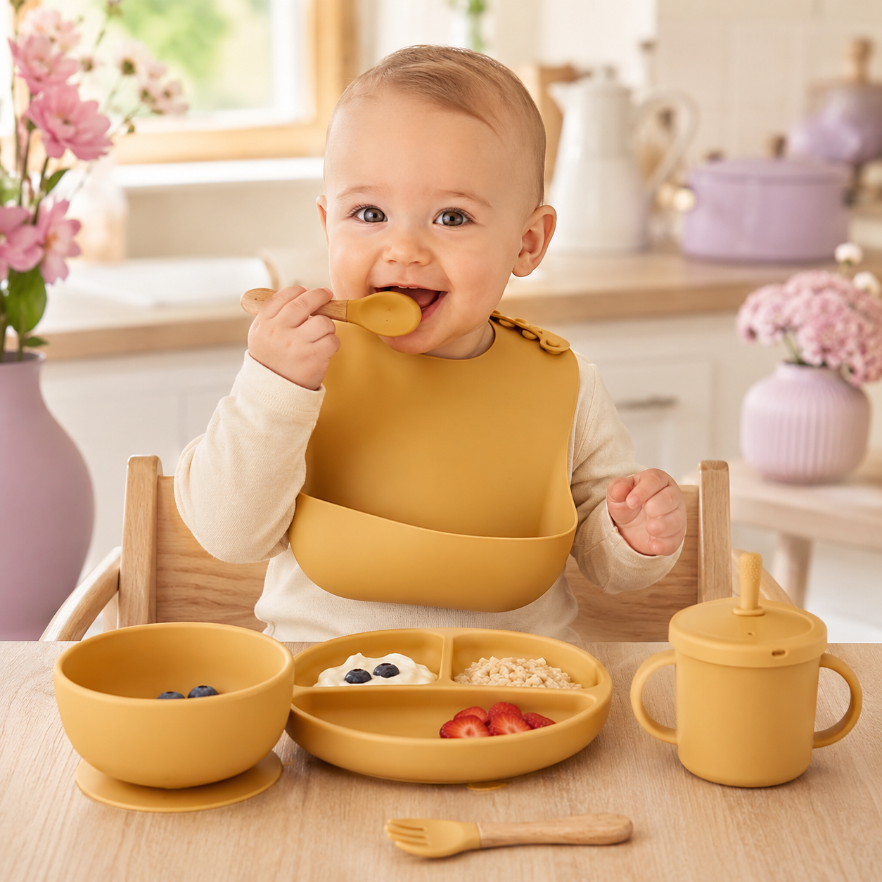 Complete Silicone Feeding Set | Beyond Mush