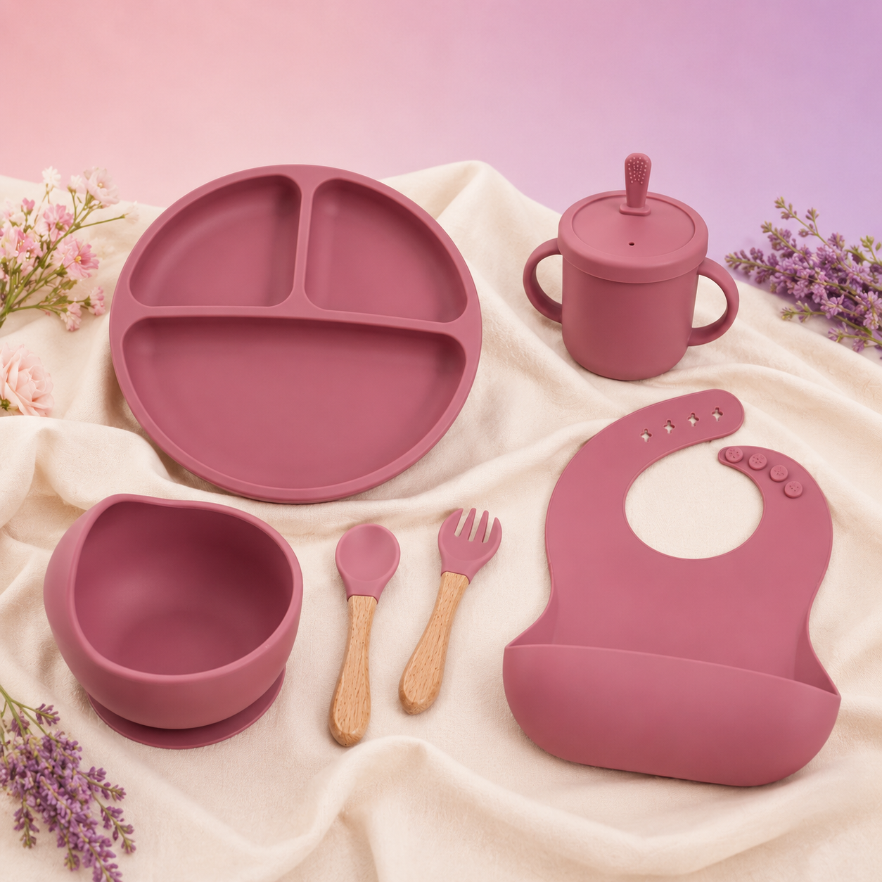 Complete Silicone Feeding Set | Beyond Mush