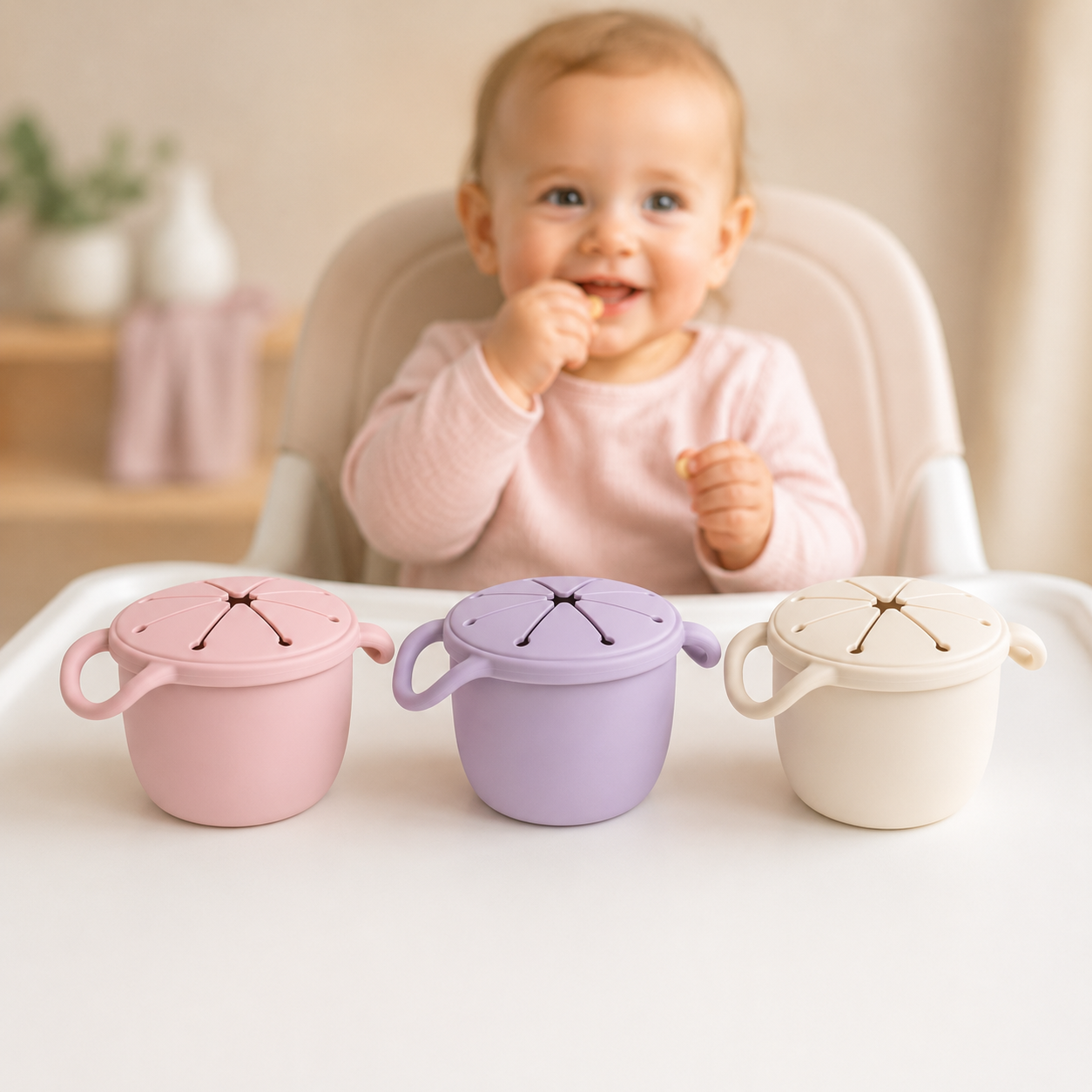 Spill-Proof Snack Cup | Beyond Mush