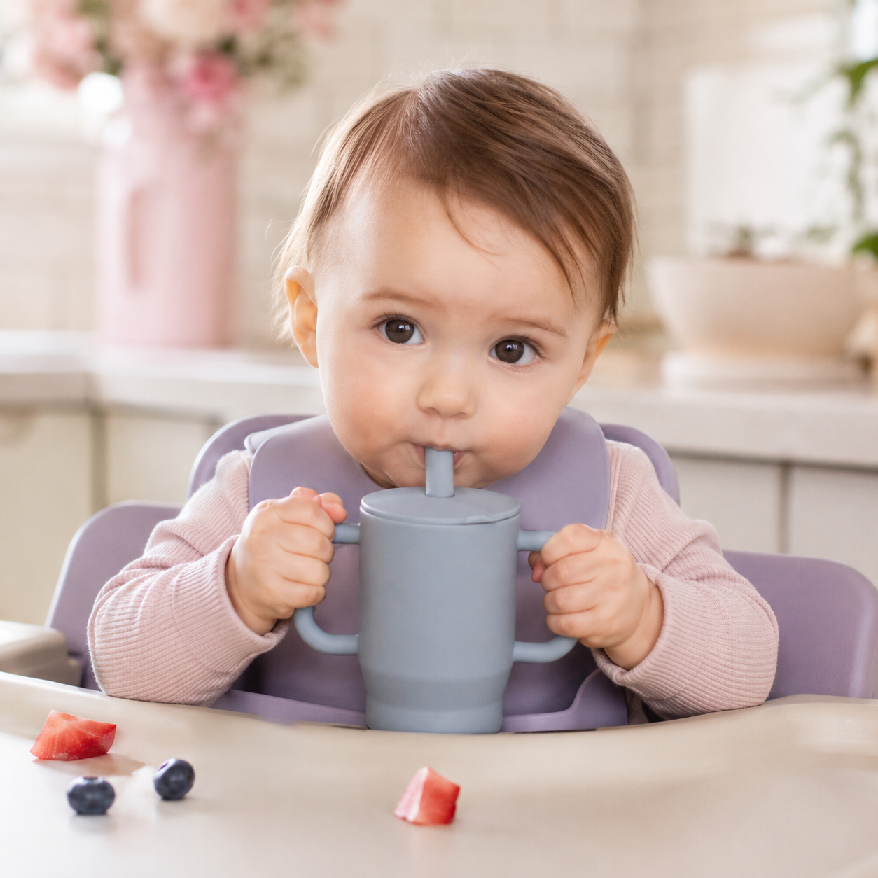 Straw Training Cup with Handles | Beyond Mush