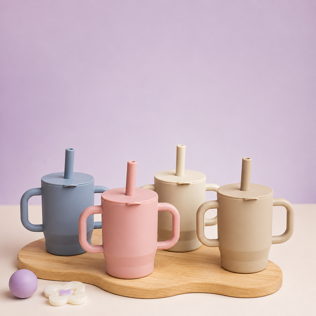 Straw Training Cup with Handles | Beyond Mush