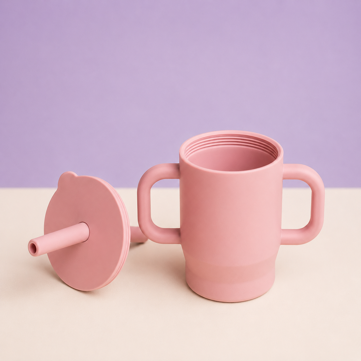 Straw Training Cup with Handles | Beyond Mush