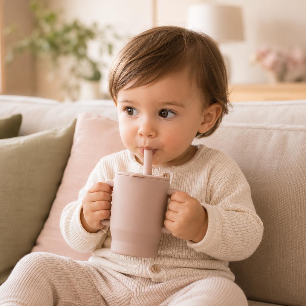 Straw Training Cup with Handles | Beyond Mush