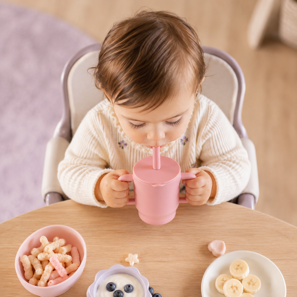 Straw Training Cup with Handles | Beyond Mush
