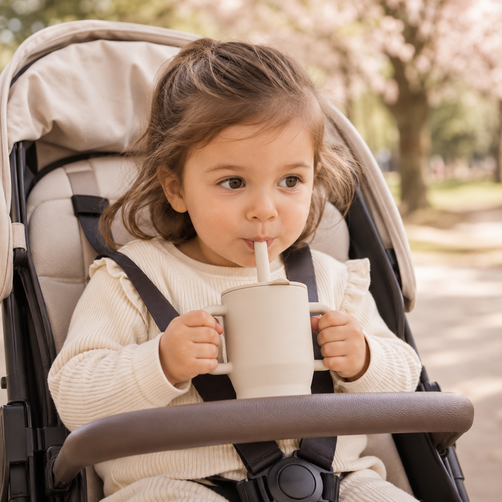 Straw Training Cup with Handles | Beyond Mush