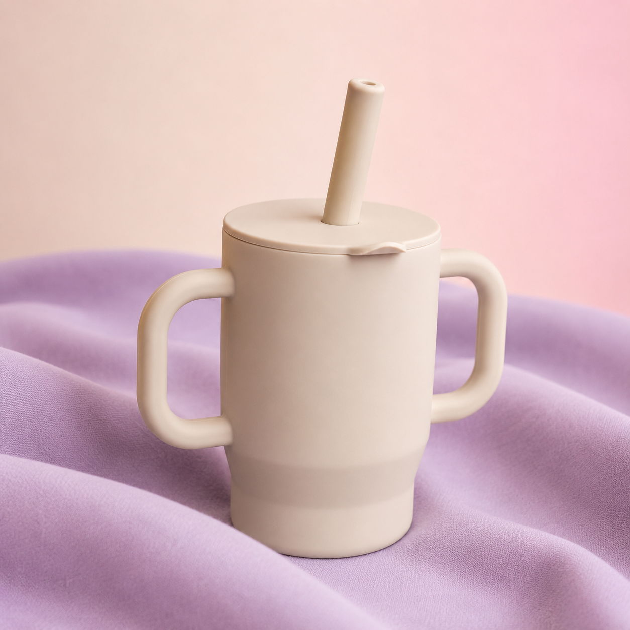 Straw Training Cup with Handles | Beyond Mush