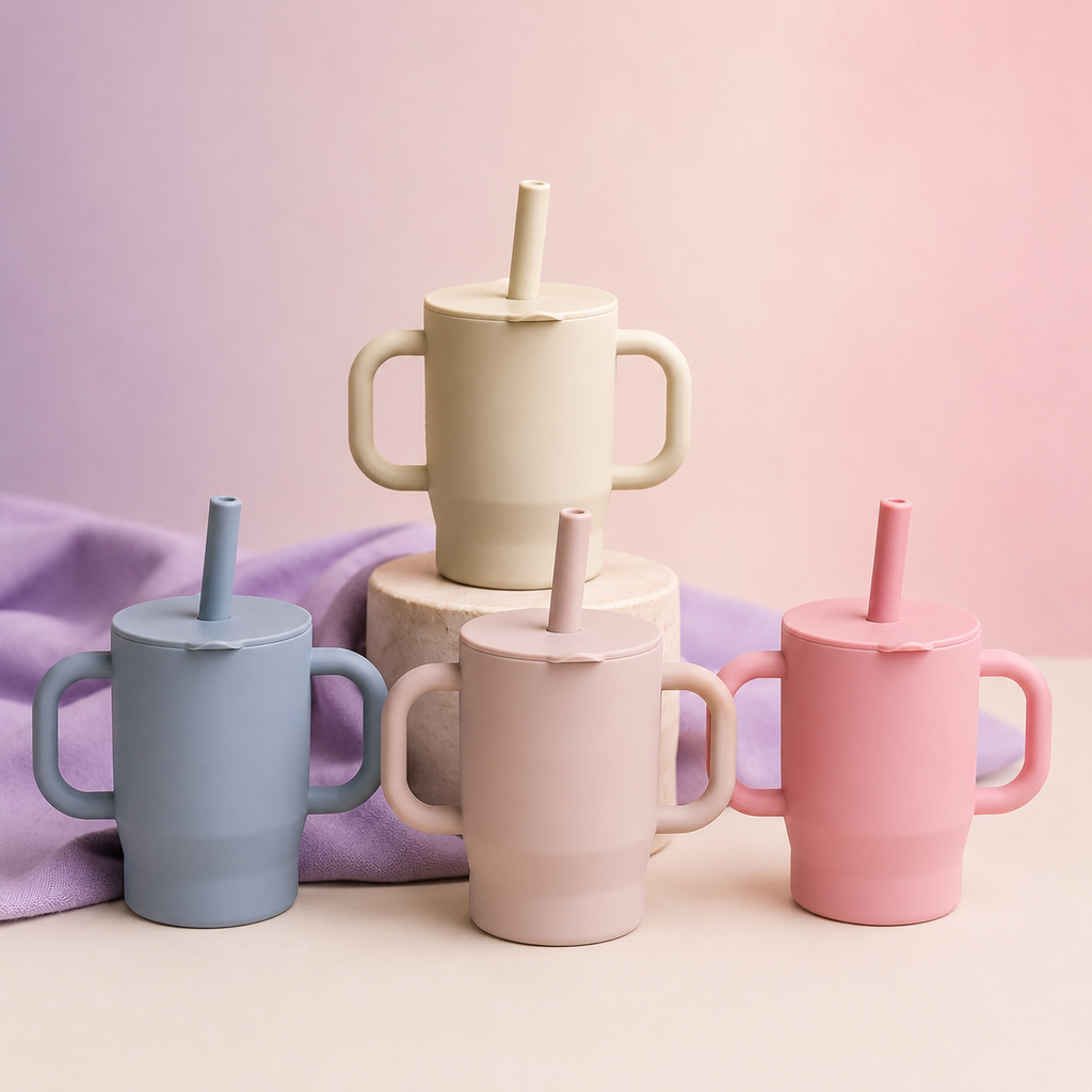 Straw Training Cup with Handles | Beyond Mush
