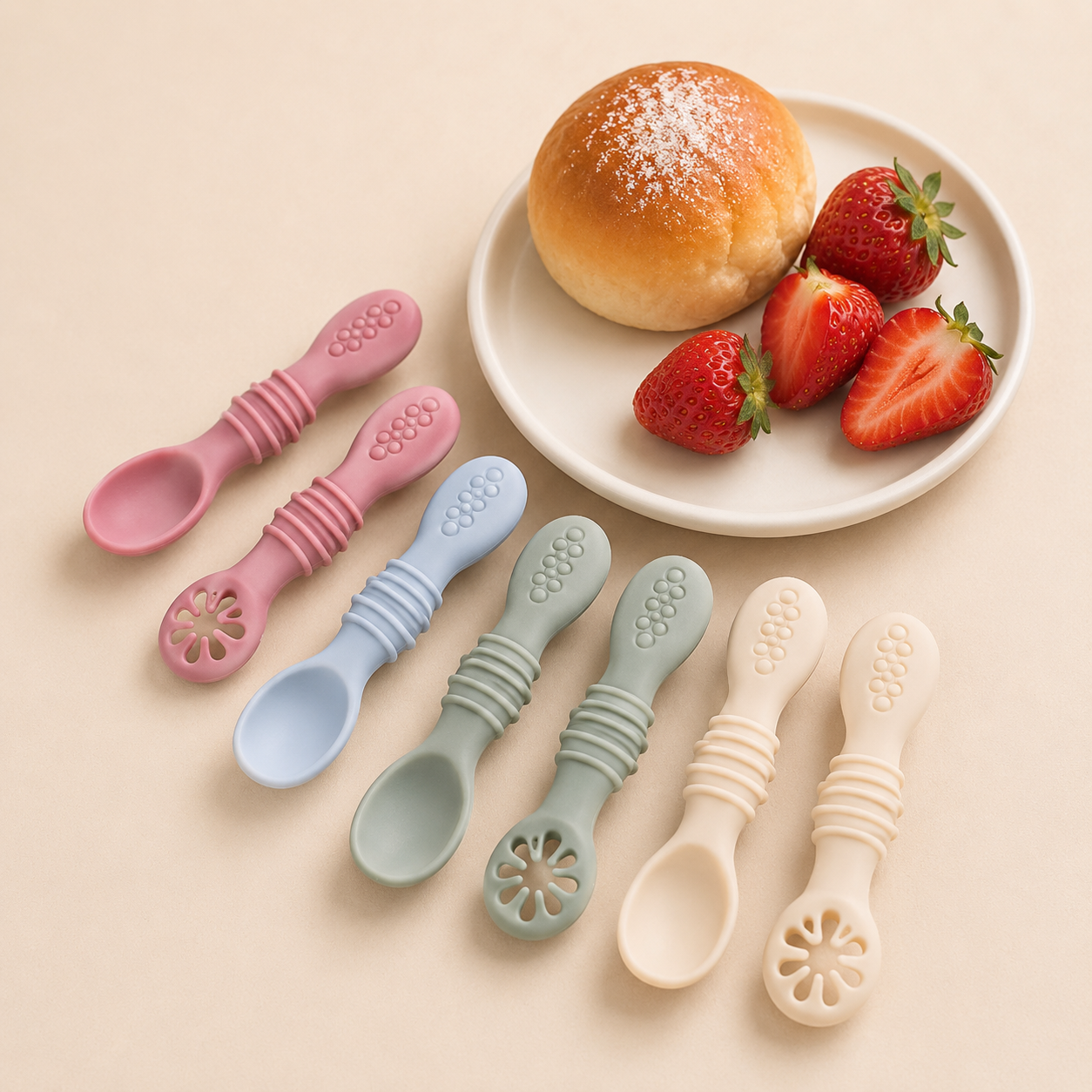 Suction Plate with Spoon & Fork | Beyond Mush
