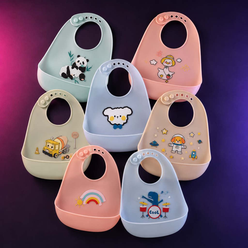 Waterproof Cartoon Print Bib | Beyond Mush